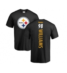 Football Pittsburgh Steelers #98 Vince Williams Black Backer T-Shirt