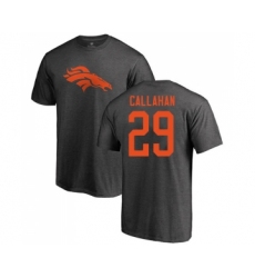 Football Denver Broncos #29 Bryce Callahan Ash One Color T-Shirt