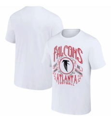 Men's Atlanta Falcons White X Darius Rucker Collection Vintage Football T Shirt