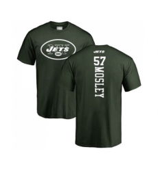 Football New York Jets #57 C.J. Mosley Green Backer T-Shirt