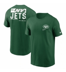 Men's New York Jets Green Team Incline T Shirt