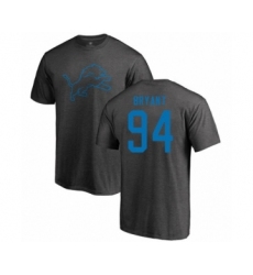 Football Detroit Lions #94 Austin Bryant Ash One Color T-Shirt