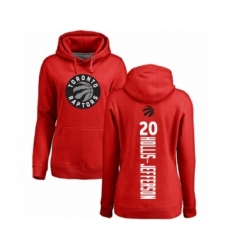 Basketball Women's Toronto Raptors #20 Rondae Hollis-Jefferson Red Backer Pullover Hoodie