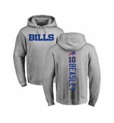 Football Buffalo Bills #10 Cole Beasley Ash One Color Pullover Hoodie