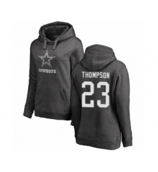 Football Women's Dallas Cowboys #23 Darian Thompson Ash One Color Pullover Hoodie