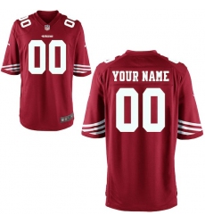 Youth San Francisco 49ers Nike Scarlet Custom Game Jersey