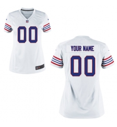 Women's Buffalo Bills Nike White Custom Throwback Game Jersey