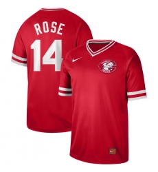 Men's Nike Cincinnati Reds #14 Pete Rose Nike Cooperstown Collection Legend V-Neck Jersey Red Men's Nike Cincinnati Reds #14 Pete Rose Nike Cooperstown Collection Legend V-Neck Jersey Red