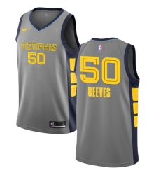 Youth Nike Memphis Grizzlies #50 Bryant Reeves Swingman Gray NBA Jersey - City Edition