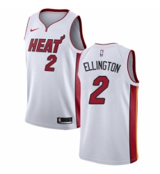 Youth Nike Miami Heat #2 Wayne Ellington Authentic NBA Jersey - Association Edition