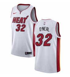 Women's Nike Miami Heat #32 Shaquille O'Neal Swingman NBA Jersey - Association Edition