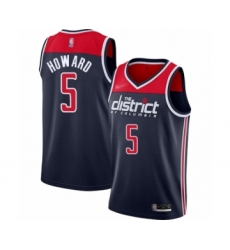 Youth Washington Wizards #5 Juwan Howard Swingman Navy Blue Finished Basketball Jersey - Statement Edition