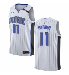 Men's Nike Orlando Magic #11 Bismack Biyombo Authentic NBA Jersey - Association Edition
