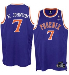 Men's Adidas Phoenix Suns #7 Kevin Johnson Swingman Purple New Throwback NBA Jersey