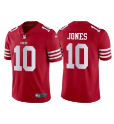 Men's San Francisco 49ers #10 Mac Jones Red 2025 Vapor Untouchable Limited Football Stitched Jersey