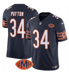 Men's Chicago Bears #34 Walter Payton Navy 2025 F.U.S.E. With VMH Vapor Untouchable Limited Football Stitched Jersey