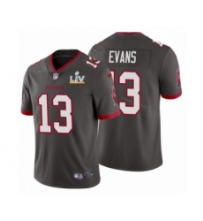 Youth Tampa Bay Buccaneers #13  Mike Evans Pewter 2021 Super Bowl LV Jersey