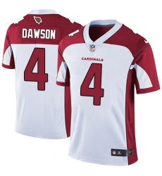Men's Nike Arizona Cardinals #4 Phil Dawson White Vapor Untouchable Limited Player NFL Jersey