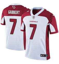 Men's Nike Arizona Cardinals #7 Blaine Gabbert White Vapor Untouchable Limited Player NFL Jersey