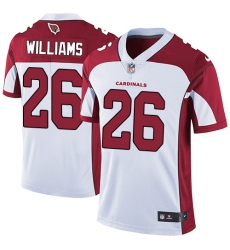Men's Nike Arizona Cardinals #26 Brandon Williams White Vapor Untouchable Limited Player NFL Jersey