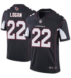 Men's Nike Arizona Cardinals #22 T. J. Logan Black Alternate Vapor Untouchable Limited Player NFL Jersey