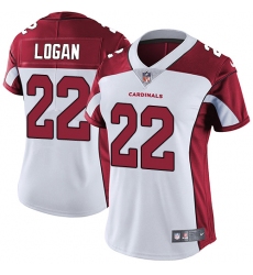 Women's Nike Arizona Cardinals #22 T. J. Logan White Vapor Untouchable Limited Player NFL Jersey