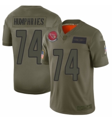 Youth Arizona Cardinals #74 D.J. Humphries Limited Camo 2019 Salute to Service Football Jersey