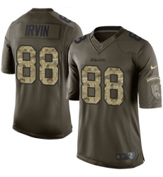 Youth Nike Dallas Cowboys #88 Michael Irvin Elite Green Salute to Service NFL Jersey