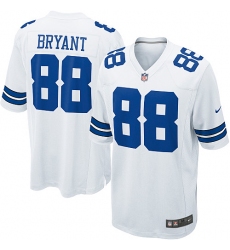 Men's Nike Dallas Cowboys #88 Dez Bryant Game White NFL Jersey