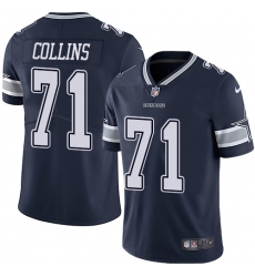 Men's Nike Dallas Cowboys #71 La'el Collins Navy Blue Team Color Vapor Untouchable Limited Player NFL Jersey