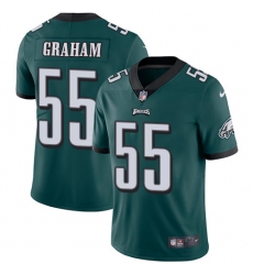Youth Nike Philadelphia Eagles #55 Brandon Graham Midnight Green Team Color Vapor Untouchable Limited Player NFL Jersey