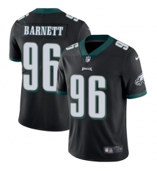 Men's Nike Philadelphia Eagles #96 Derek Barnett Black Alternate Vapor Untouchable Limited Player NFL Jersey