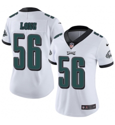 Women's Nike Philadelphia Eagles #56 Chris Long White Vapor Untouchable Limited Player NFL Jersey