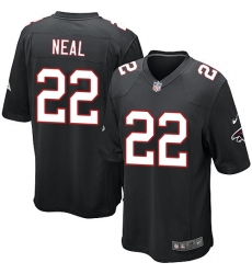 Men's Nike Atlanta Falcons #22 Keanu Neal Game Black Alternate NFL Jersey