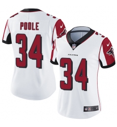 Women's Nike Atlanta Falcons #34 Brian Poole White Vapor Untouchable Limited Player NFL Jersey