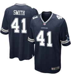 Men's Nike Dallas Cowboys #41 Keith Smith Game Navy Blue Team Color NFL Jersey
