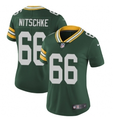 Women's Nike Green Bay Packers #66 Ray Nitschke Green Team Color Vapor Untouchable Limited Player NFL Jersey