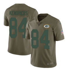 Youth Nike Green Bay Packers #84 Lance Kendricks Limited Olive 2017 Salute to Service NFL Jersey