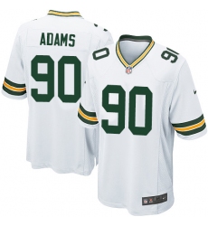 Men's Nike Green Bay Packers #90 Montravius Adams Game White NFL Jersey