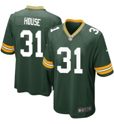 Men's Nike Green Bay Packers #31 Davon House Game Green Team Color NFL Jersey