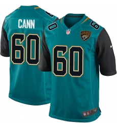 Men's Nike Jacksonville Jaguars #60 A. J. Cann Game Teal Green Team Color NFL Jersey