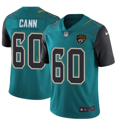 Men's Nike Jacksonville Jaguars #60 A. J. Cann Teal Green Team Color Vapor Untouchable Limited Player NFL Jersey