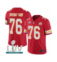 Youth Kansas City Chiefs #76 Laurent Duvernay-Tardif Red Team Color Vapor Untouchable Limited Player Super Bowl LIV Bound Football Jersey