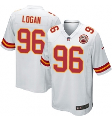 Men's Nike Kansas City Chiefs #96 Bennie Logan Game White NFL Jersey